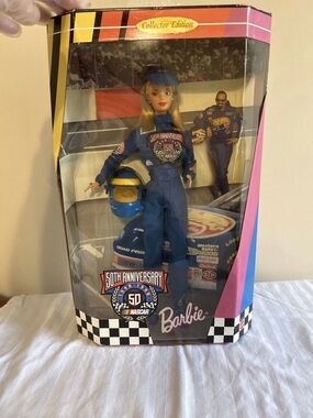 Barbie 1998 NASCAR 50th Anniversary Collectors Edition ~ Blonde #20442